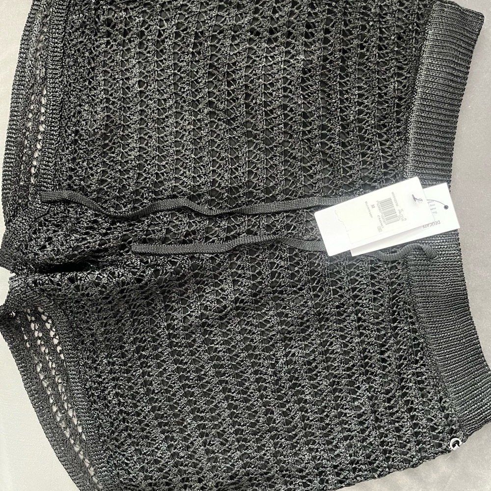 Guess Black Knit Shorts